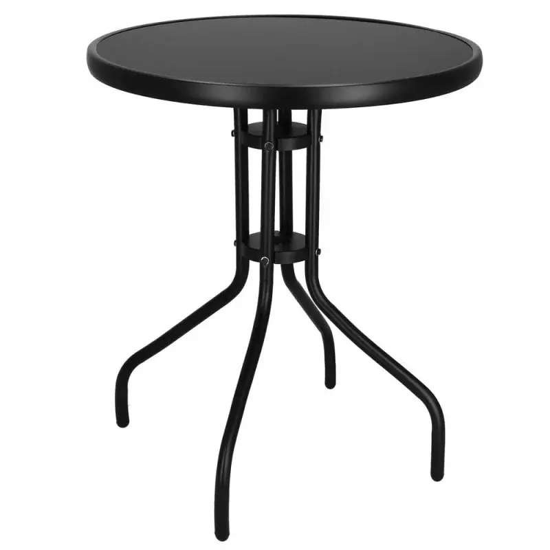 Expresní Doručení Zahradní stolek 60 cm SPRINGOS BISTRO GF0082 černý