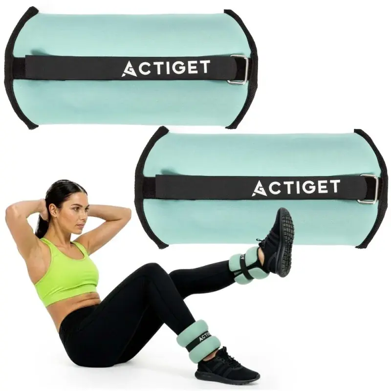 Bezpečná Platba Závaží na ruce a nohy 2x1,5 kg neopren ACTIGET ACT0129 mátové
