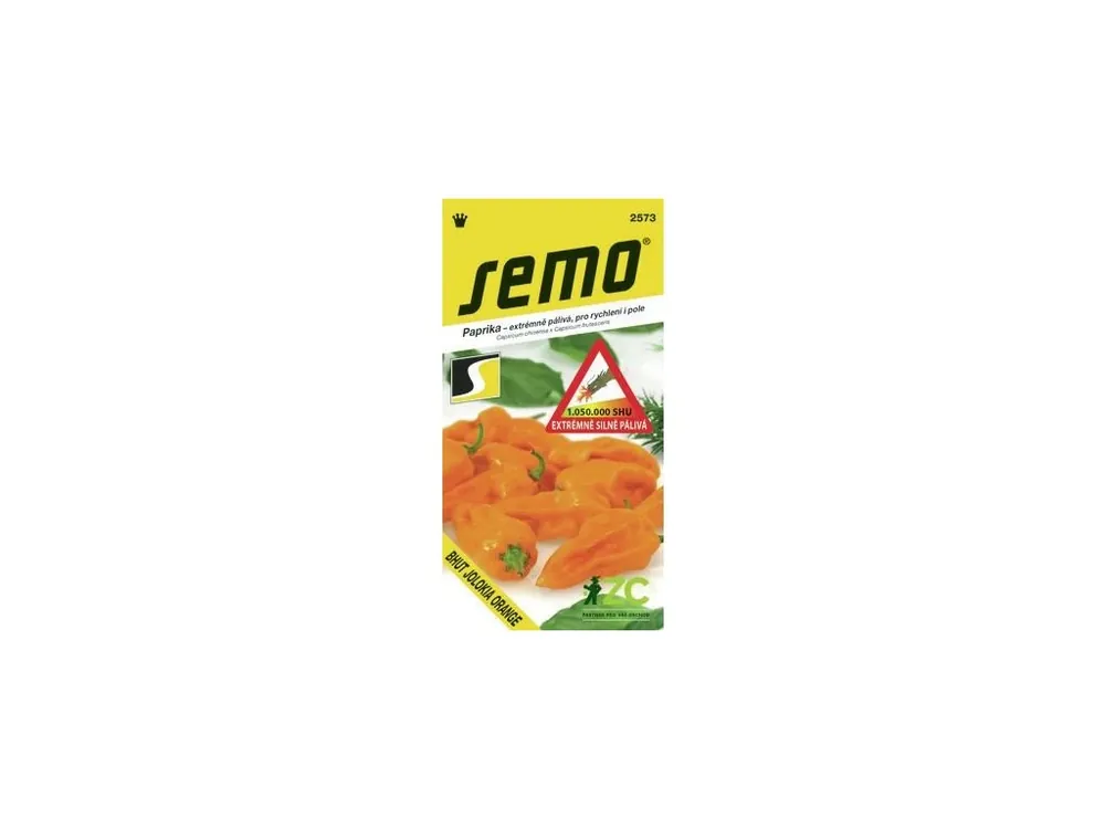 Paprika zel. pálivá - Bhut Jolokia Orange 15s /SHU 1 050 000/ Horká Nabídka