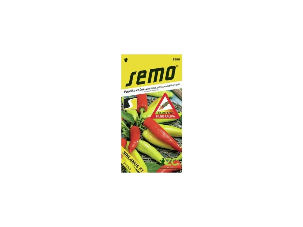 Paprika zel. pálivá F1 - Srilanus 15s /SHU 12 000/ Sezónní Sleva