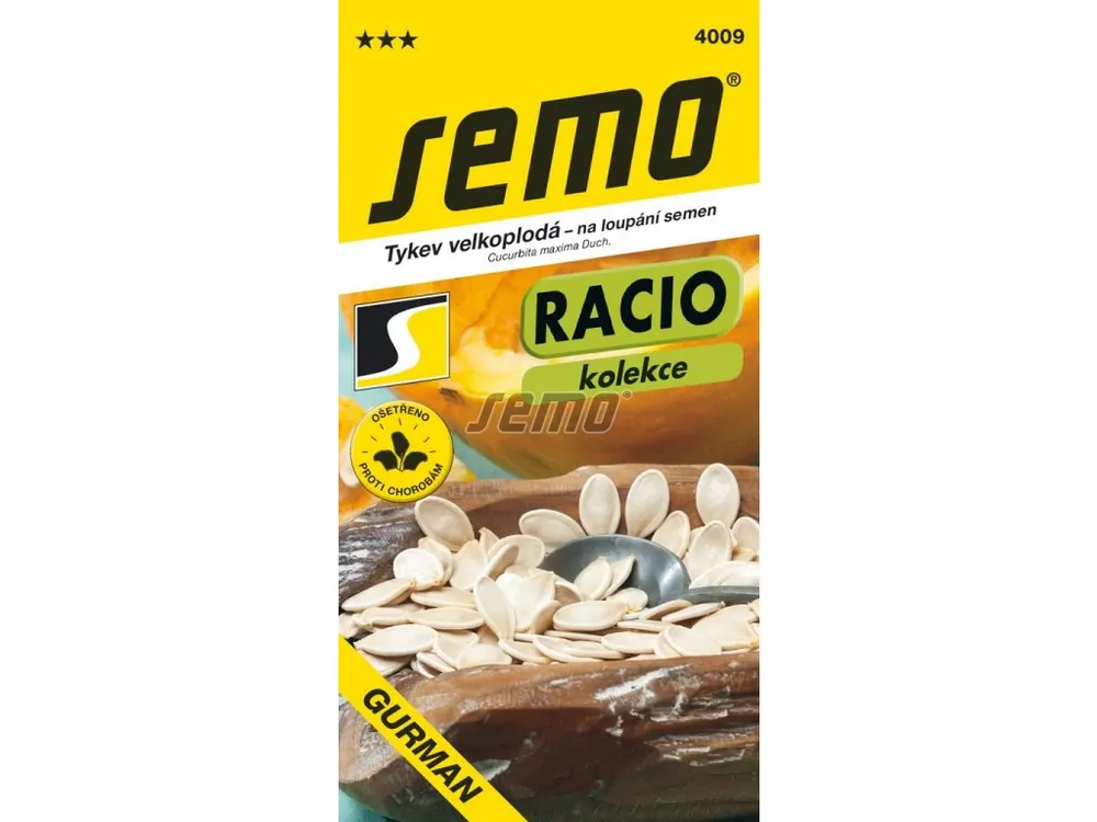 Zlevněný Tykev plazivá - Gurman (SM 396/19) - na loupání semen 9s - série RACIO