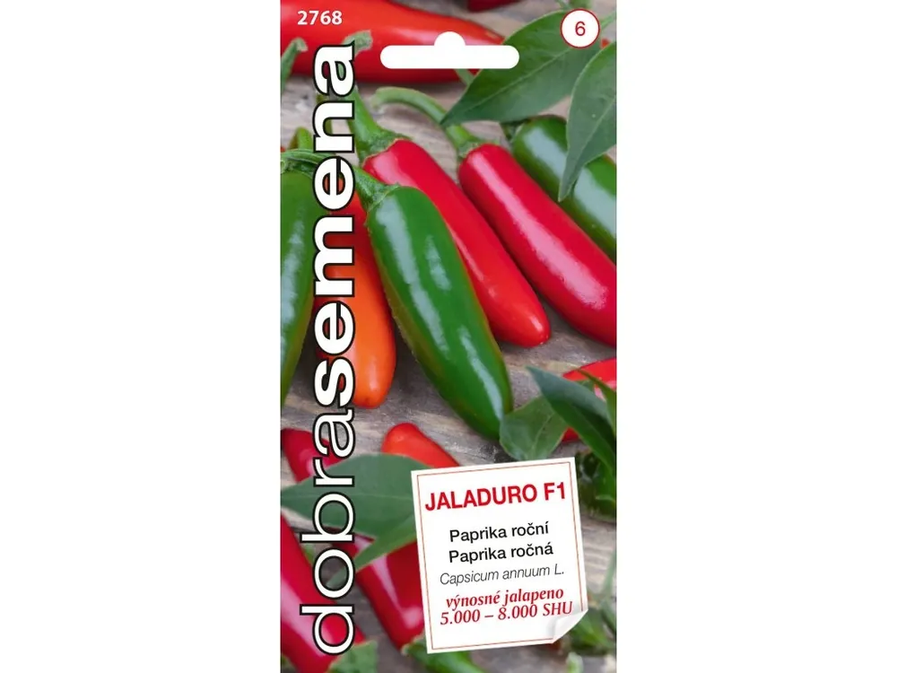 Paprika - Jaladuro F1, jalapeno 10s - DOBRÁ SEMENA Jaladuro F1, jalapeno Akce