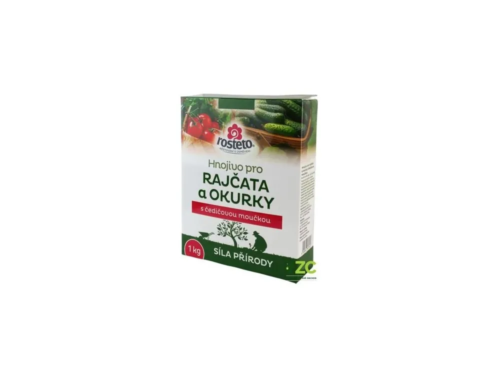 Hnojivo Rosteto s čedičovou moučkou - rajčata a okurky 1 kg Autentický