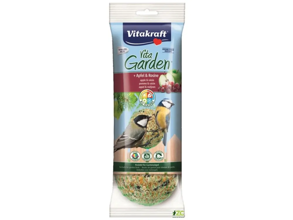 Lojsemenná koule 4 ks folie (4x90 g) jablko+rozinky Vita Garden se síťkou Nová Kolekce
