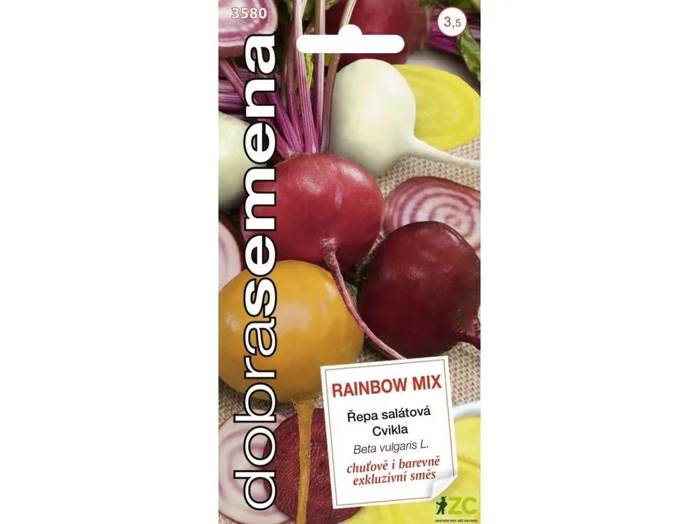 Víkendová Akce Řepa salát. - Rainbow mix kulatá směs 60s - Dobrá semena