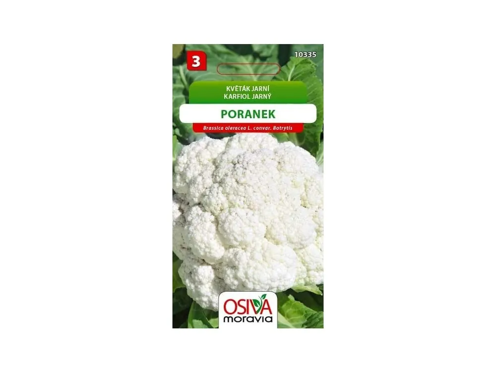 Akční Cena Květák jarní PORANEK 0,4g OSIVA MORAVIA
