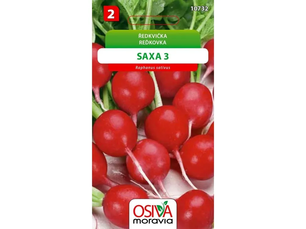 Cenový Hit Ředkvička SAXA 3 5g OSIVA MORAVIA