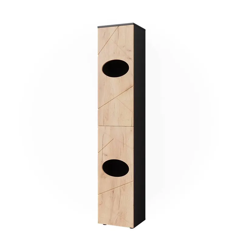 Skříňka na prádlo Irma Antracit/Zlatý mocný dub 37.2 x 192 cm Vicco Expresní Doručení