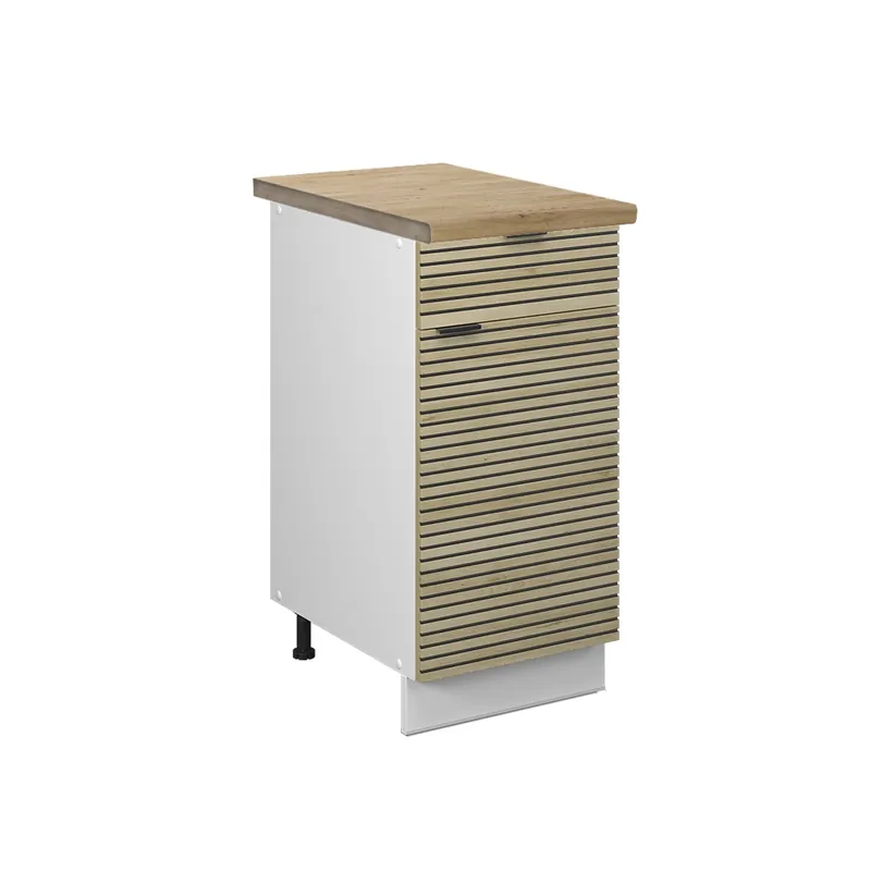 Omezená Nabídka Spodní skříňka kuchyňské linky Fame-Line Dubový panel 40 cm , PD Dub Vicco