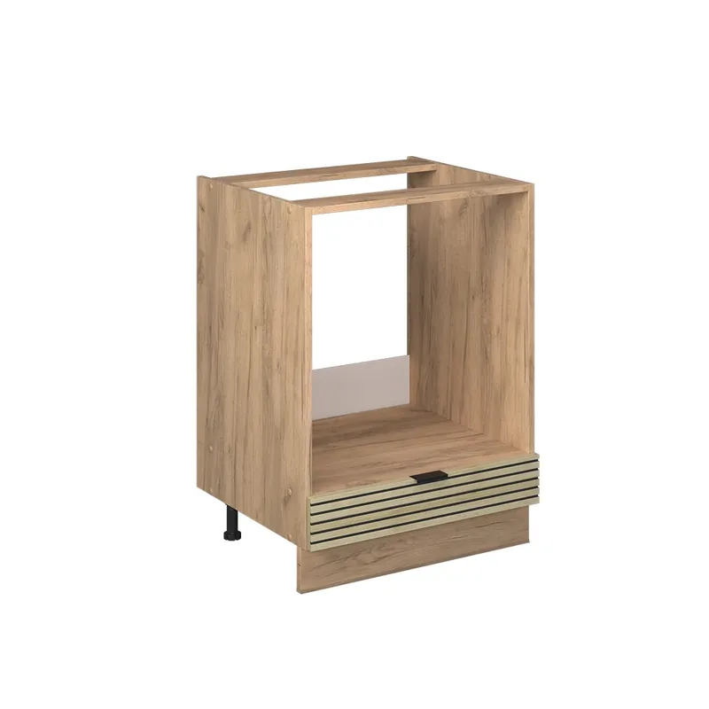 Skříňka na vestavěnou troubu Fame-Line Dubový panel 60 cm bez pracovní desky Vicco Autentický