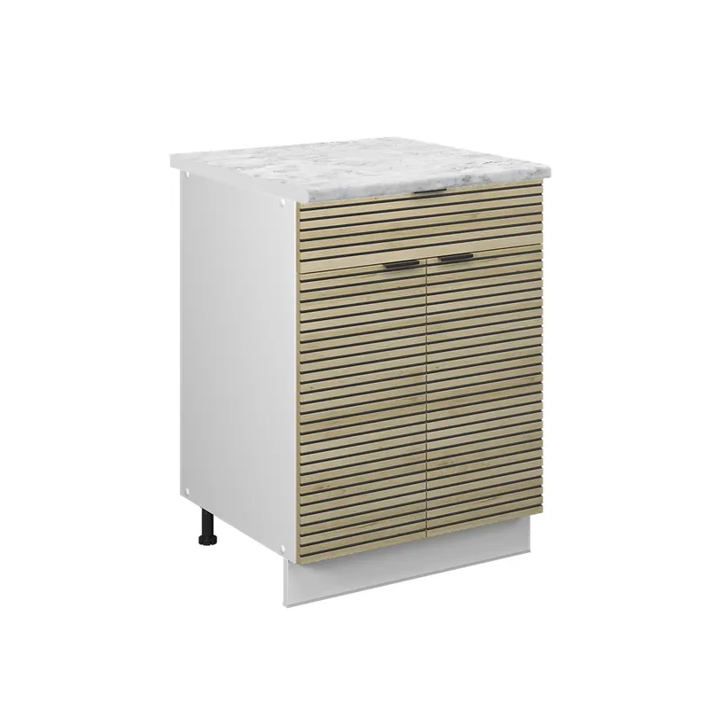 Omezená Nabídka Spodní skříňka kuchyňské linky Fame-Line Dubový panel 60 cm se zásuvkou, PD Mramor Vicco