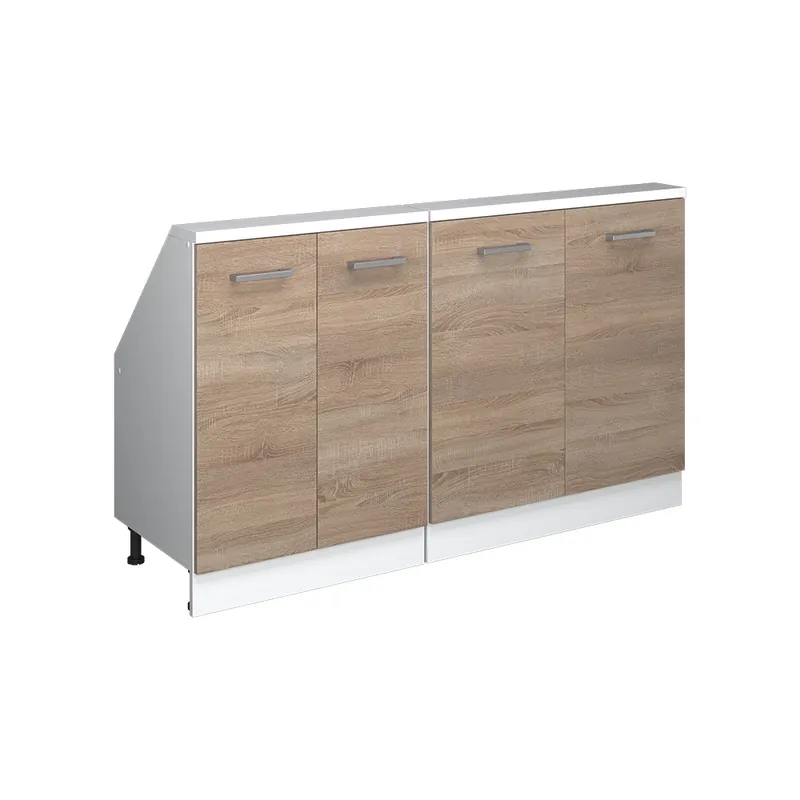 Objednat Nyní Kuchyňská skříňka pod šikmou střechu R-Line Sonoma 140 cm Sada 2 kusů Vicco