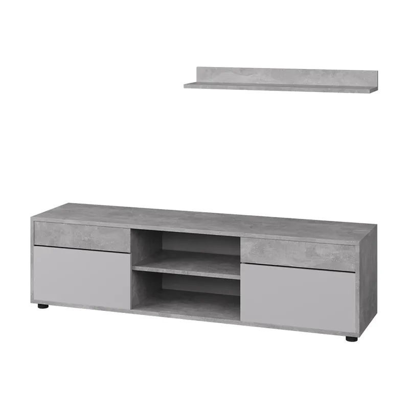 Živá stěna Berno Beton/bílá 2 díly Vicco Ihned K Objednání