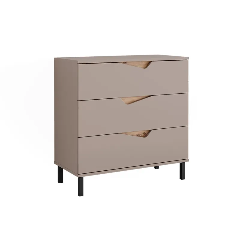Značkový Kredenc Marelle Béžový dub/Artisan 80 x 81.2 cm se 3 zásuvkami Vicco