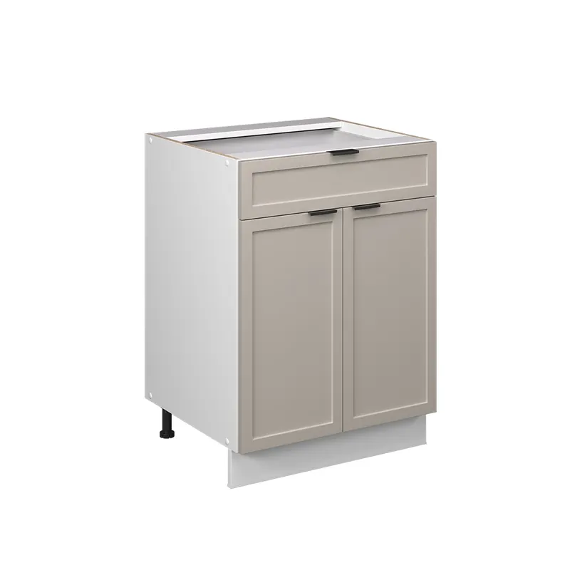 Víkendová Akce Spodní skříňka pro dřez/varnou desku Fame-Line GreyBeige 60 cm se zásuvkou, bez pracovní desky Vicco