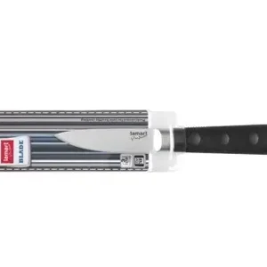 Aktuální NŮŽ LOUPACÍ 7,5CM ČEPEL; SOFT RUKOJEŤ ČERNÁ/SS, LAMART