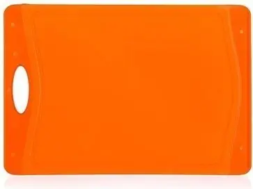 Ověřený Prkénko krájecí plastové DUO Orange 29 x 19,5 x 0,85 cm