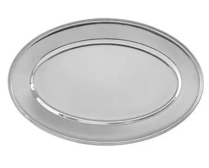 Levný tác ovál 45 cm shine