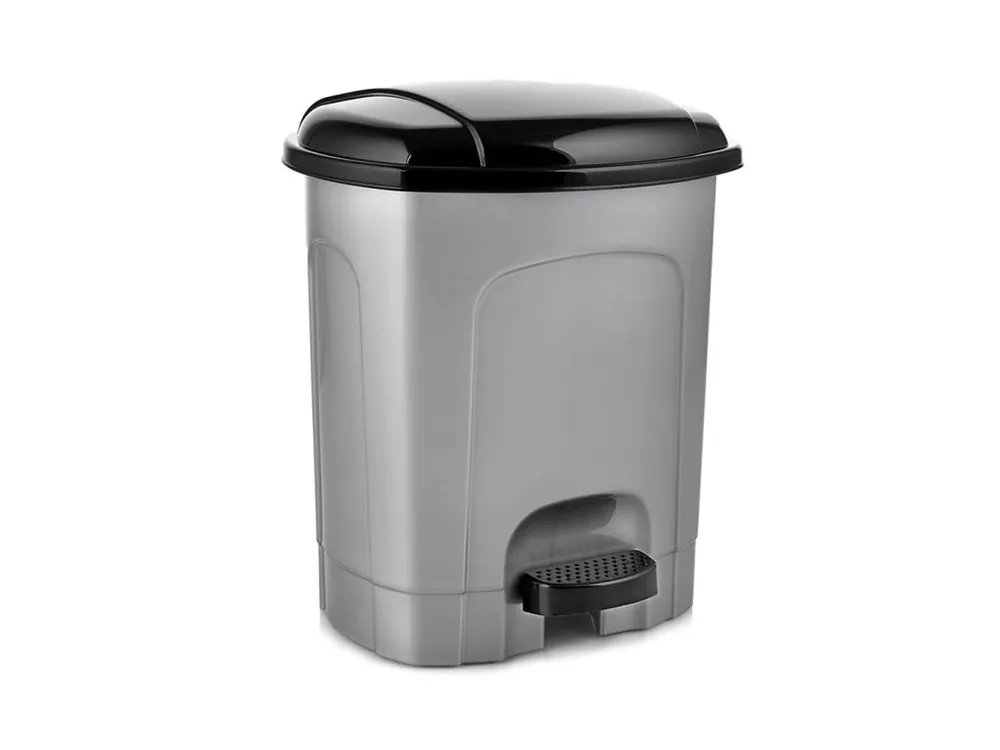 Koš odpadkový pedál 5,5L ovál HOBBY, mix barev Značkový