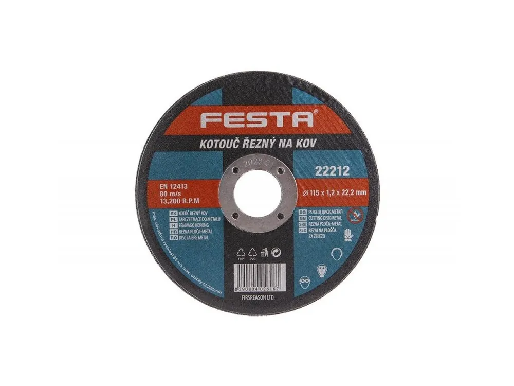 Akční Nabídka Kotouč řezný FE 115x1,2x22mm FESTA (odběr bal.5ks)