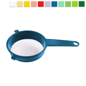 Cedník plast ¤13,5cm s ručkou KOLBI, mix barev Autentický