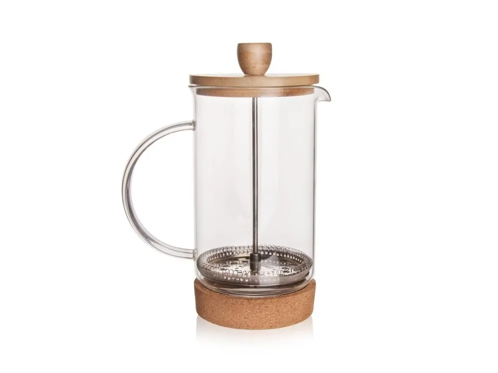 Ověřený Konvice french press 400ml sklo/nerez/bambus s filtrem ORION
