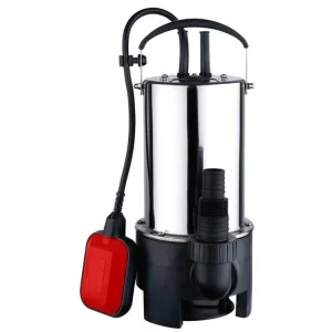 Čerpadlo kalové 1000W 15000l/h, kabel 10m, nerez Vrácení Zdarma