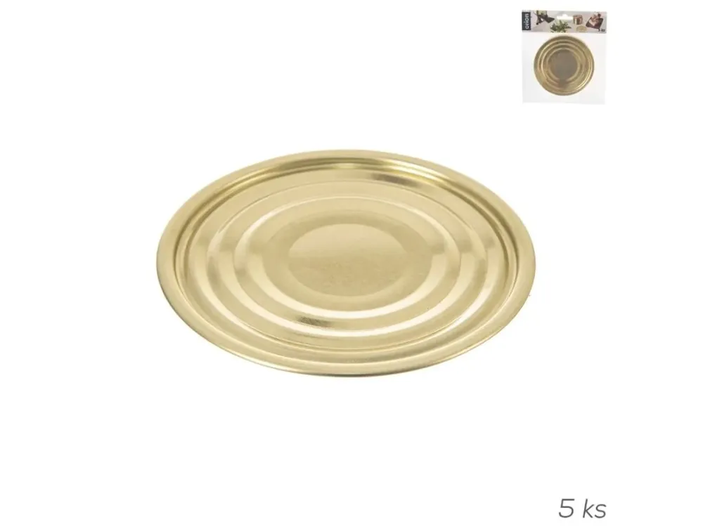 Super Cena Víčko konzervy plechovky ¤11cm 5ks