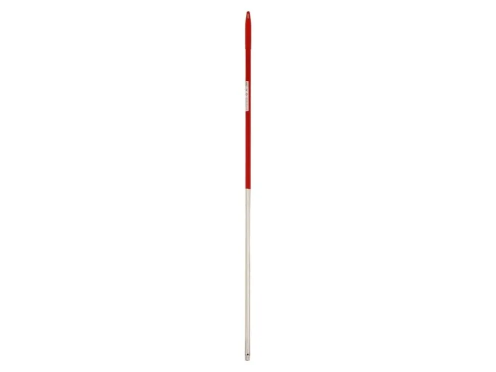 Cenově Výhodný Hůl násada na mop se závitem ALU PROFI 140cm 20mm červená