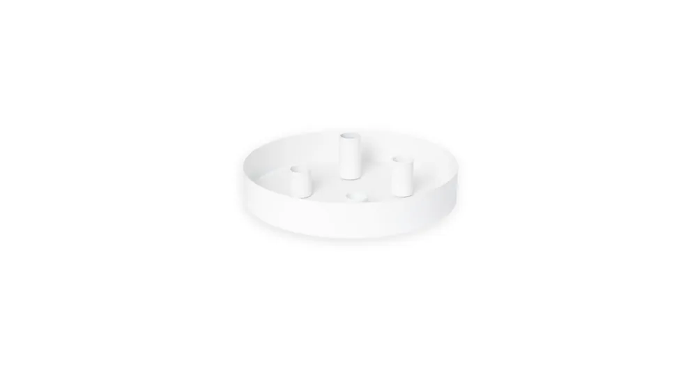 Adventní kovový svícen Sund Round White Pouze Dnes