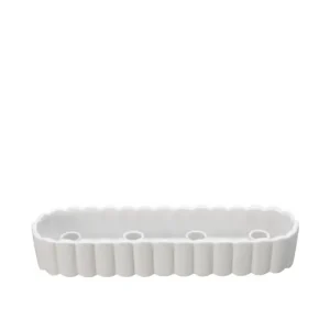 Adventný svietnik Edna White Stripes 37 cm Pouze Dnes