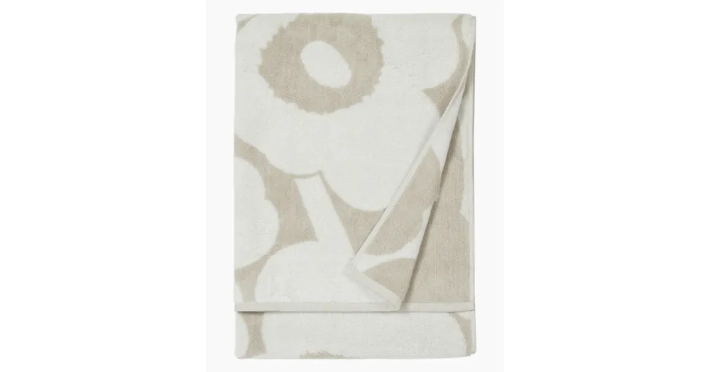 Bavlněná osuška Unikko Beige 75x150 cm Levný
