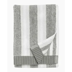 Bavlněný ručník Kaksi Raitaa Grey 30x50 cm Top Prodej