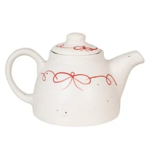 Vrácení Zdarma Keramická čajová kanvička Viola Bow Red 750 ml