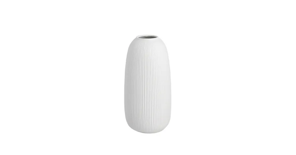 Keramická váza Aby Stripes White Tall 26 cm Akce