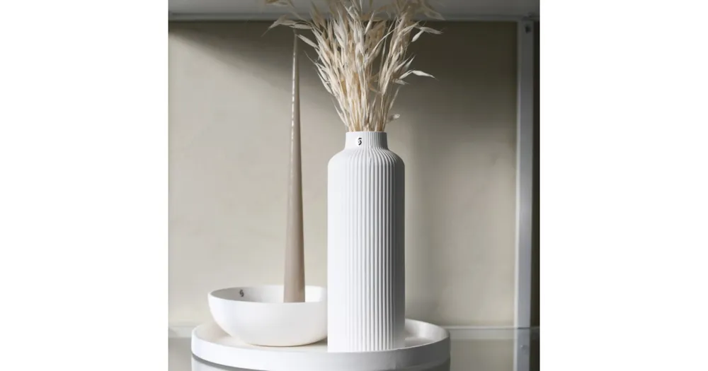Keramická váza Adala White 23 cm Nejlepší Volba