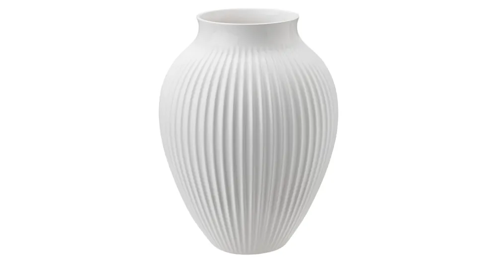 Keramická váza Knabstrup Ripple White 35 cm Cenový Hit