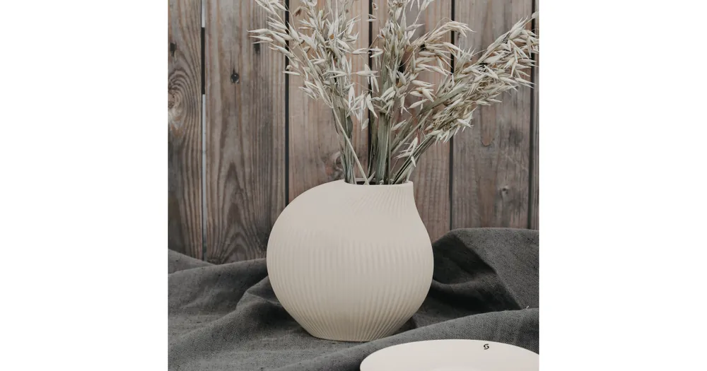 Oblíbený Keramická váza Lerbäck Beige 16 cm