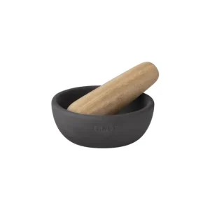 Autentický Keramický mažiar s tĺčikom Mortel Dark Grey