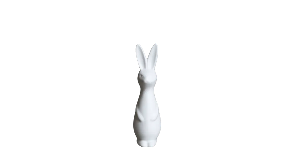 Autentický Keramický králik Rabbit White 17 cm