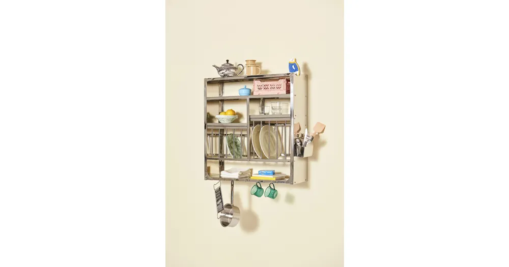 Super Cena Nerezový kuchyňský organizér Indian Plate Rack