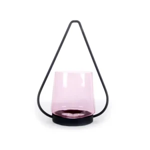 Autentický Nerezový svietnik Lys pink