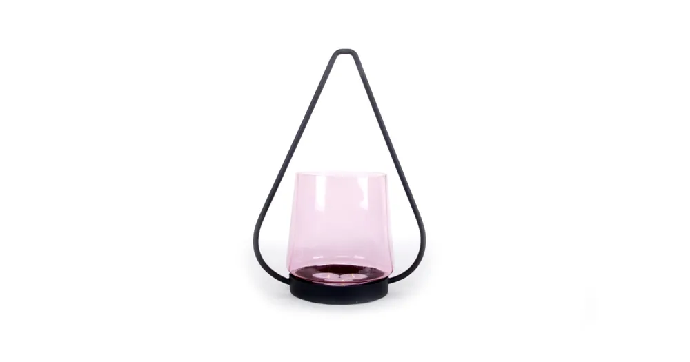 Autentický Nerezový svietnik Lys pink