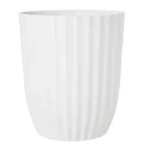 Levný Obal na kvetináč Yodit Stripes White 27,5 cm