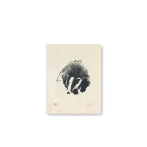 Obrázok na drevenej karte Badger 24x30 cm Ověřený