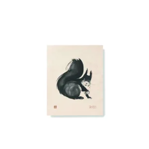 Obrázek na dřevěné kartě Squirrel 24x30 cm Top Prodej
