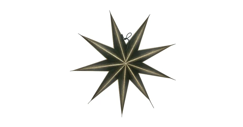 Super Cena Papierová hviezda Champagne Green 45 cm