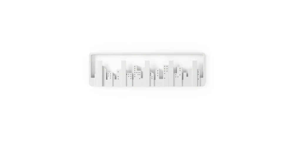 Nejprodávanější Sklápací vešiak Skyline White 5 háčikov