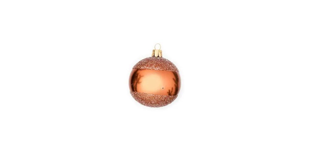 Sklenená fľaša Snowy bronze 7 cm, sada 4 ks Speciální Cena