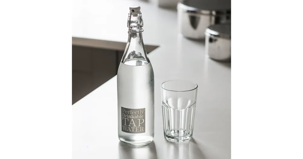 Originální Sklenená fľaša na vodu Perfectly Drinkable